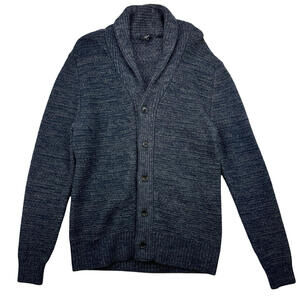 Rails Shepley Shawl Collar Knit Cardigan Sweater Navy Blue Men's Size M